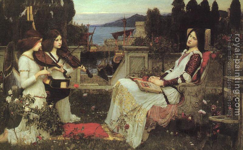 John William Waterhouse : Saint Cecilia John William Waterhouse : Saint Cecilia